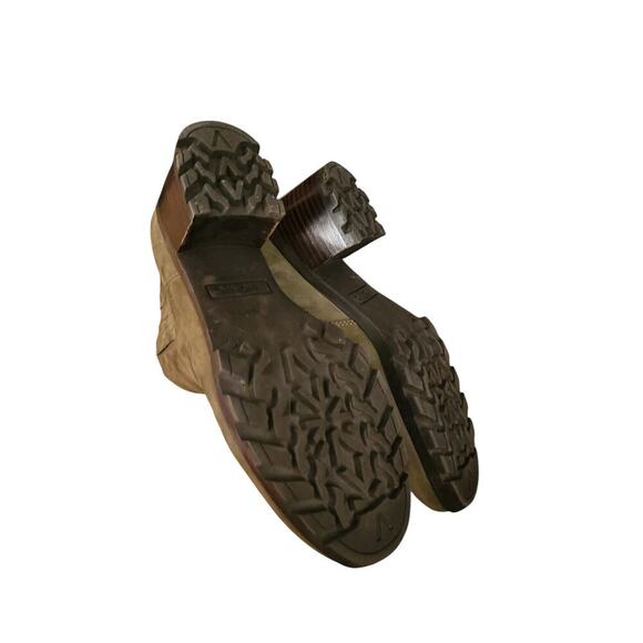 Vionic Wilma olive green ankle boots chunky heel sz 8 waterproof - Picture 4 of 5